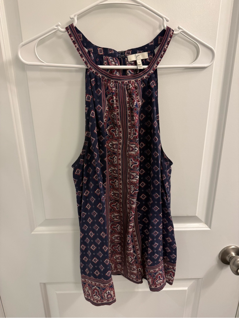 Joie 100% Silk Paisley Halter Top - Picture 2 of 5